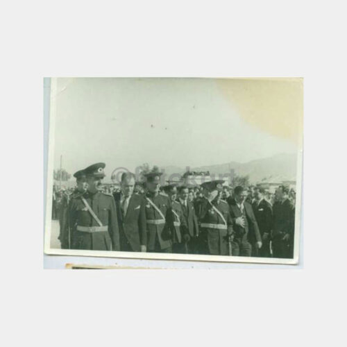 1941 Halep Ziyareti Türk Subaylar Fotoğraf