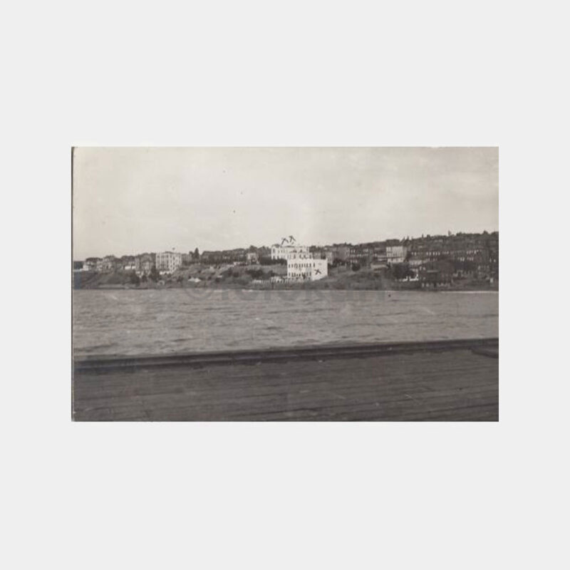 1935 Tekirdağ İskeleden Panoramik Görünüş 2 Adet Kartpostal - Görsel 2