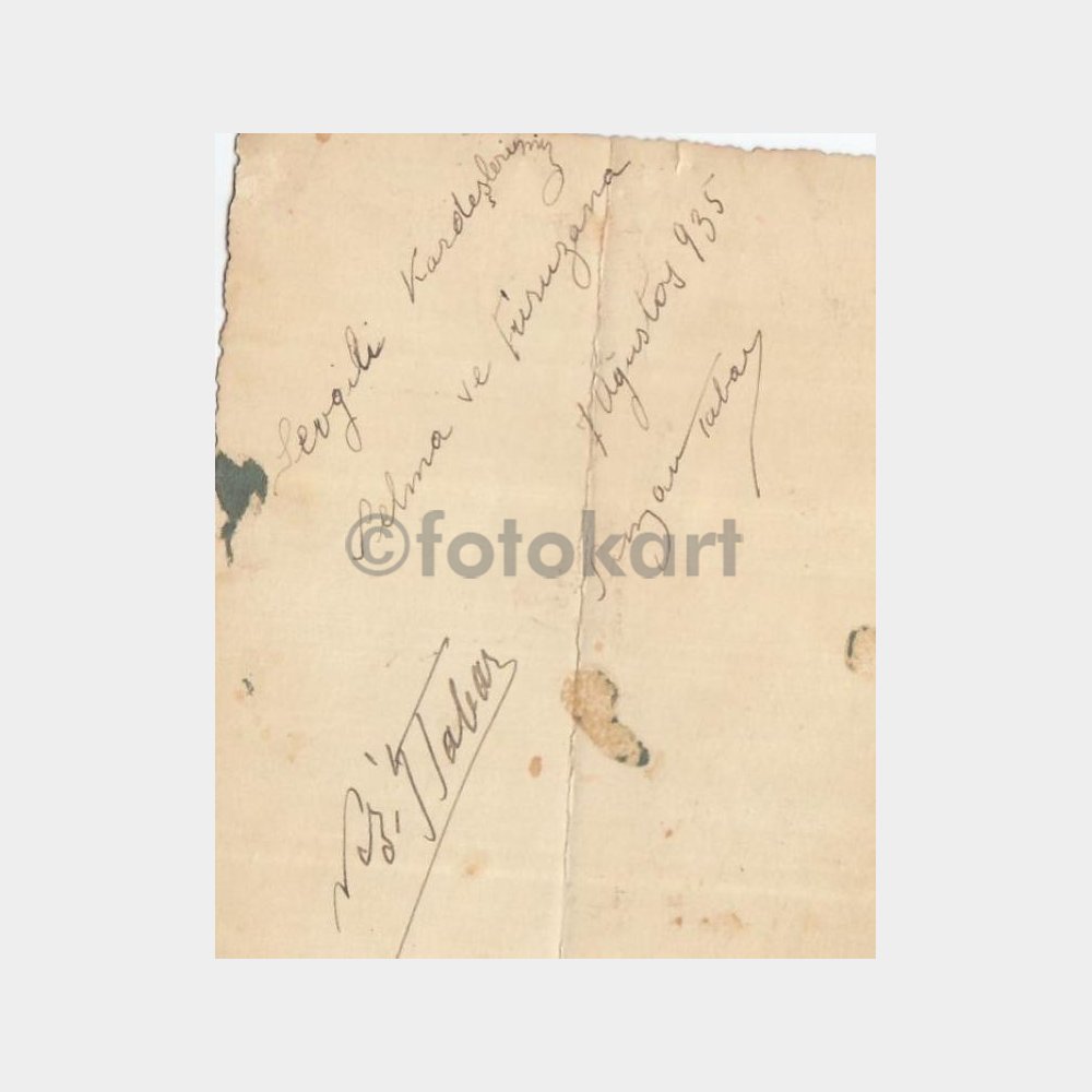 1935 Foto Süreyya -Tabar Ailesi- Gelin Damat Konulu Fotoğraf - Görsel 2