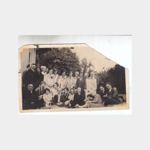 1935 Önemli Aile Grubu 2 Adet Albüm Fotoğrafı