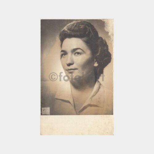 1950 Ankara Stüdyo Osman - Kadın Portre Konulu Fotoğraf