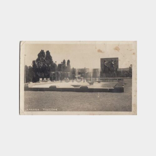 1940 Ankara Yenişehir Görünüş -Posta Damgalı- Kartpostal