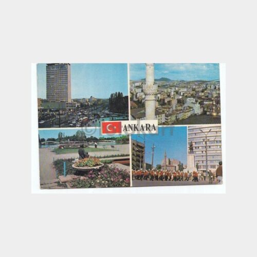 1978 Ankara 4 Değişik Görünüş Kartpostal