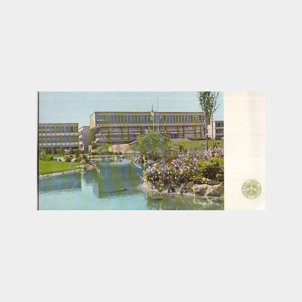 1967 Ankara Maden Tetkik Arama Enstitüsü Tebrik Kartı