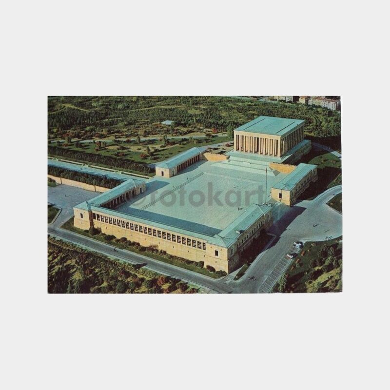 1969 Ankara Ata Anıtkabir Havadan Görünüş Kartpostal