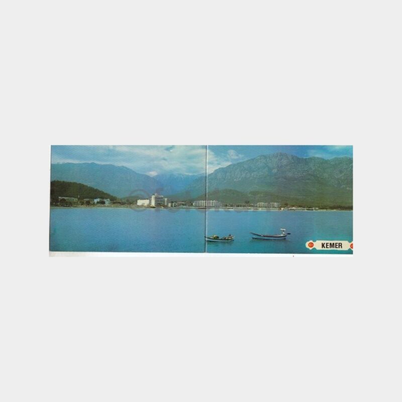 1989 Antalya Kemer Panoramik Görünüş Kartpostal
