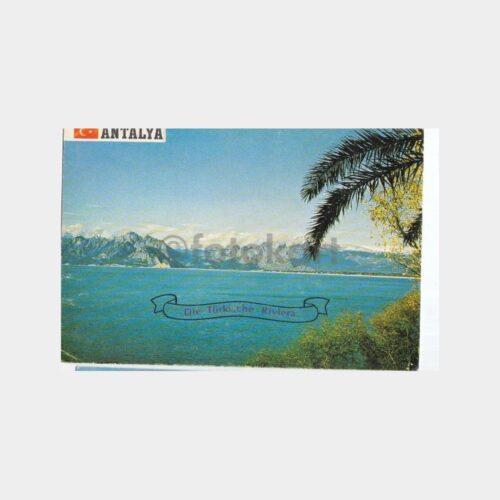 1978 Antalya Tarih ve Güneş Şehri Konulu Kartpostal