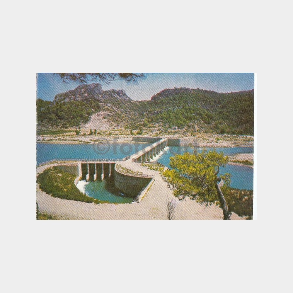 1985 Antalya DSİ Köprüçay Regülatörü Kartpostal