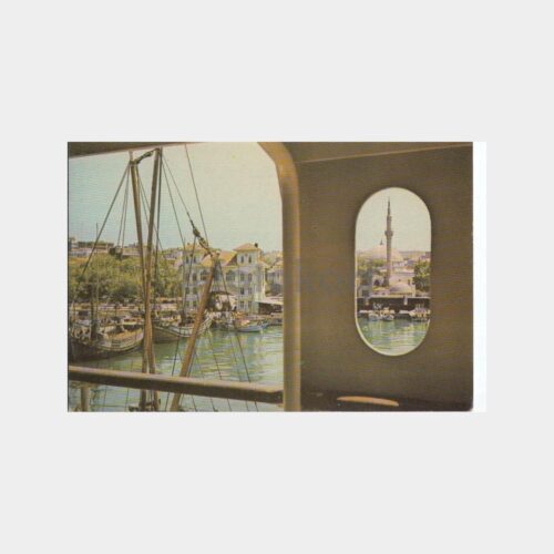 1978 Bandırma Rıhtımı Görünüş Kartpostal