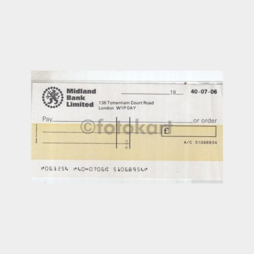 Yabancı Banka Çekleri (3 Adet)