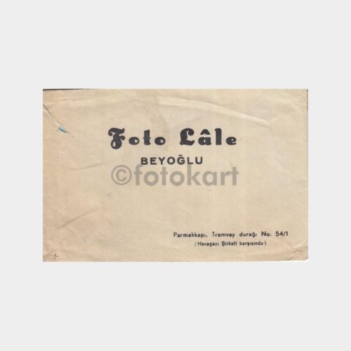 1940 Beyoğlu Foto Lale Stüdyo Zarfı