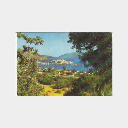 1978 Bodrum Genel Görünüş Kartpostal