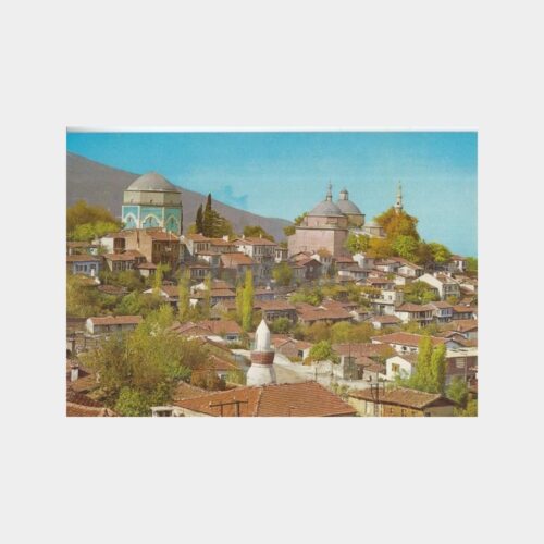 1978 Bursa Yeşil Türbe ve Camii Görünüş Kartpostal