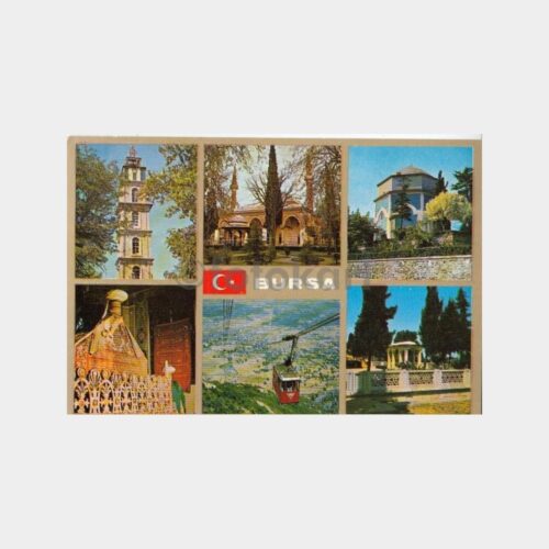 1976 Bursa 6 Değişik Görünüş Kartpostal
