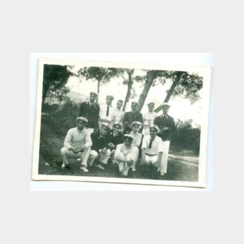 1940 Denizci Askerler Grup Fotoğraf