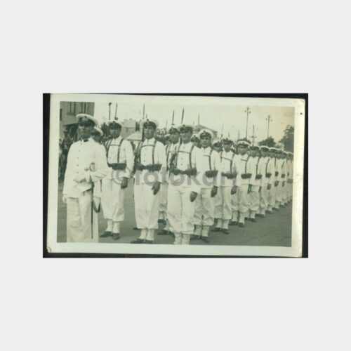 1940 Denizci Askerler Tören Görünüş Kartpostal