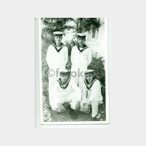 1960 Denizci Bahriye Askeri Grup Fotoğraf