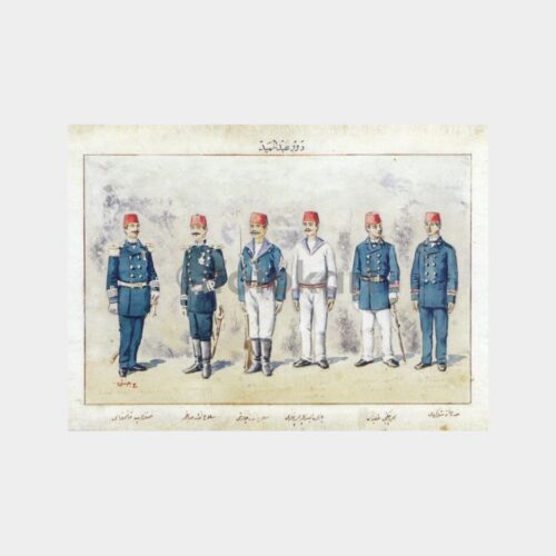 Denizcilik Konulu Kartpostal - Bahriye Kiyafetleri