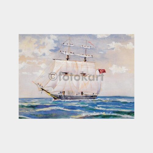 Denizcilik Konulu Kartpostal - Nüvidifütuh Vapuru