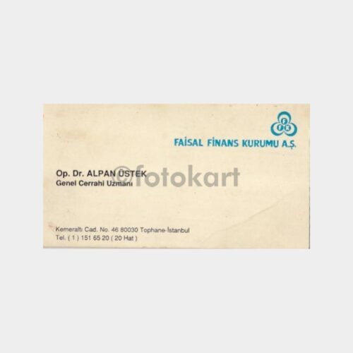 1970 Doktor Konulu Kartvizit