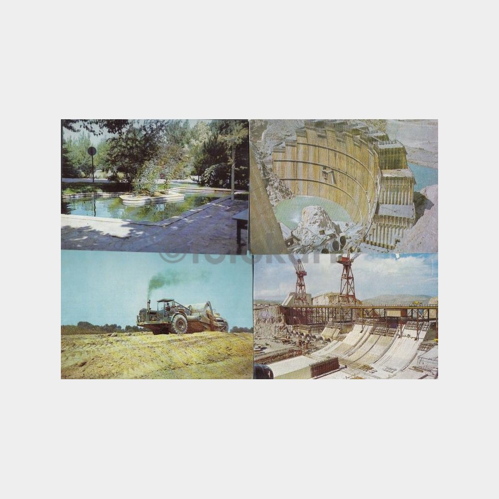 1990 DSİ Devlet Su İşleri Baraj Sulama Regülatör 16 Adet Kart - Görsel 3