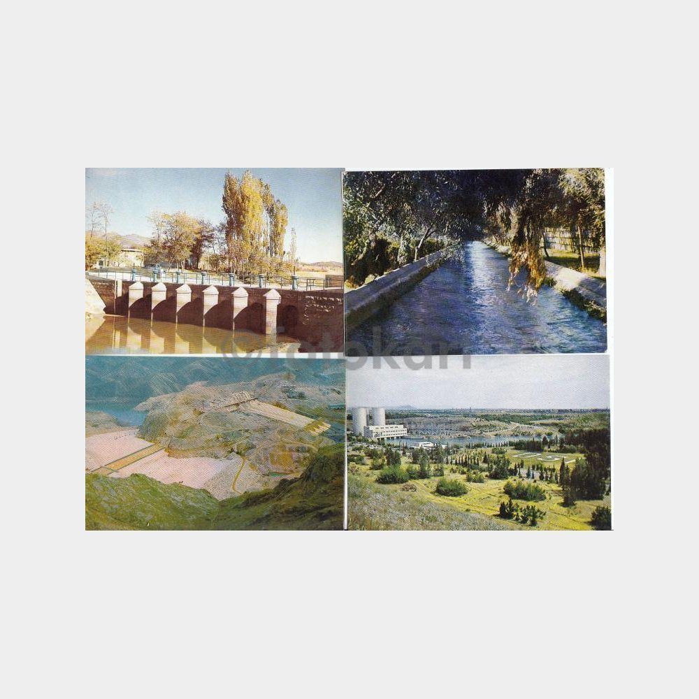 1990 DSİ Devlet Su İşleri Baraj Sulama Regülatör 16 Adet Kart - Görsel 4