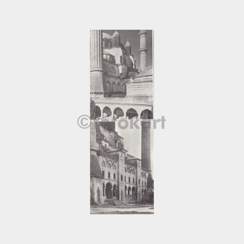 Edirne Selimiye Camii Broşürü (8 Sayfa Fransızca) - Görsel 2