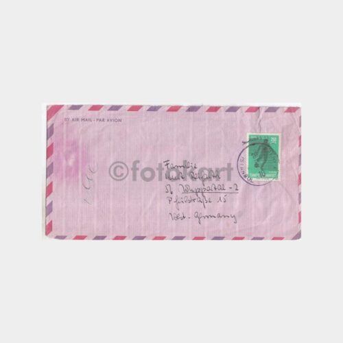 1974 Erenköy Damgalı Futbol Pullu Uçak Zarfı