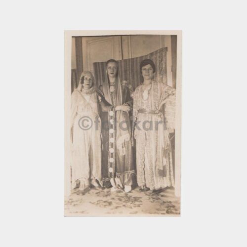 1940 İstanbul Folklor Kadınlar Fotoğrafı