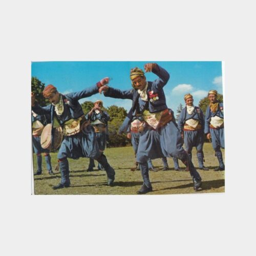 1974 Balıkesir Folklor Ekibi Konulu Kartpostal