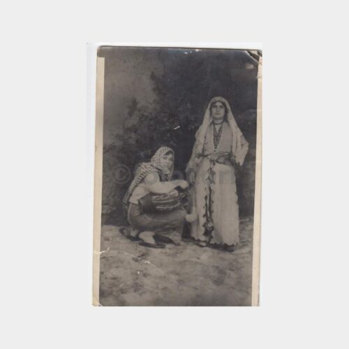 1927 Folklor Kadınlar Konulu Stüdyo Fotoğraf