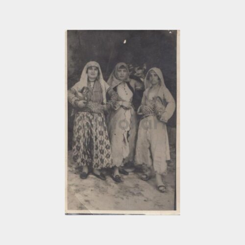 1930 Testili Üç Kadın Folklor Konulu Süper Fotoğraf