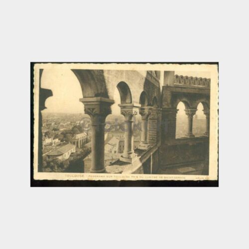 1930 Fransa Toulouse - İstanbul Varış Kartpostal