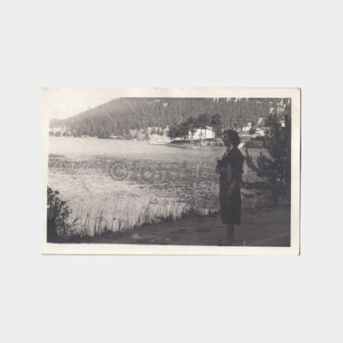 1960 Bolu Abant Gölü Kadın Konulu Fotoğraf