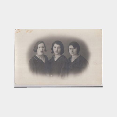 1934 Üç Kadın Konulu Stüdyo Fotoğraf