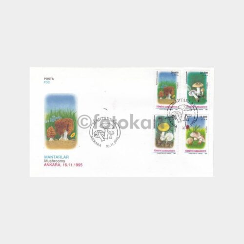 1995 Mantarlar Konulu FDC