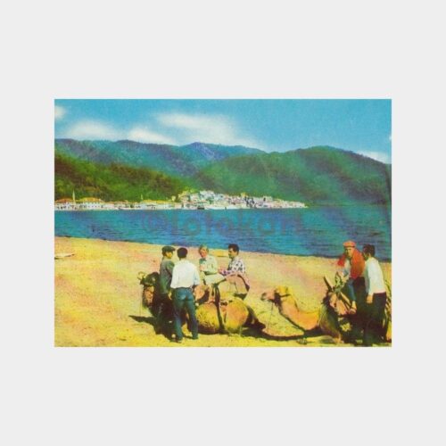 1973 Marmaris Sahili Görünüş Kartpostal