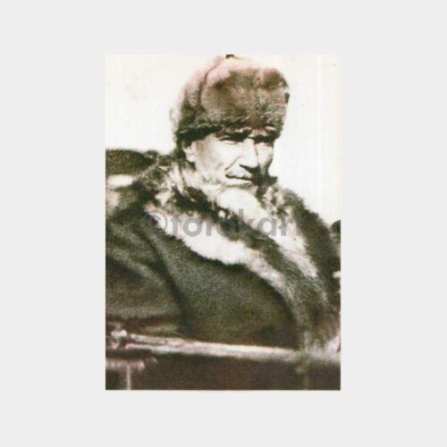 Mustafa Kemal Atatürk Kalpaklı Fotoğraf (Yeni Baskı)