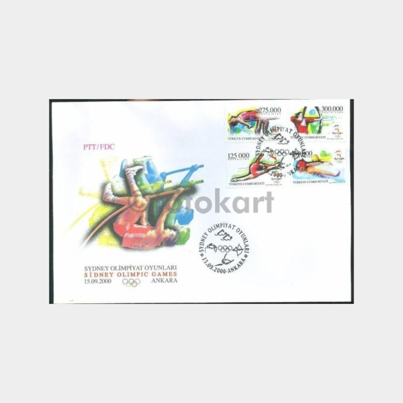 2000 Sydney Olimpiyatları Konulu FDC