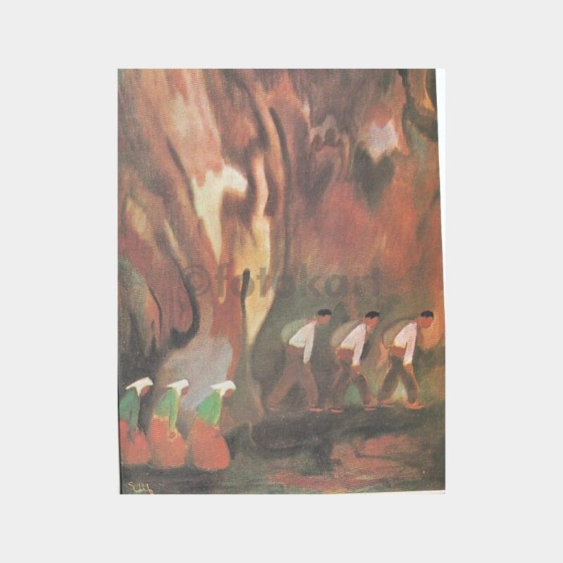 Ressam Elif Naci Tablo Konulu Tebrik Kartı