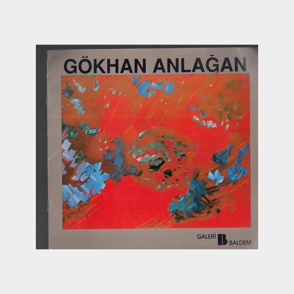 1992 Ressam Gökhan Anlağan Sergi Broşürü