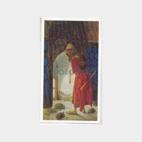 Ressam Osman Hamdi - Kablumbağa Terbiyecisi Kartı