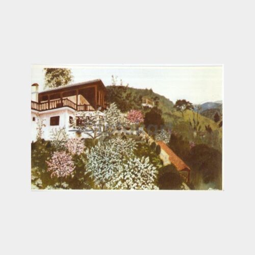 Ressam Müyesser Tuncer - Karacasu Ev Tebrik Kartı