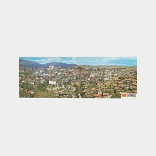 1986 Safranbolu Panoramik Görünüş Kartpostal