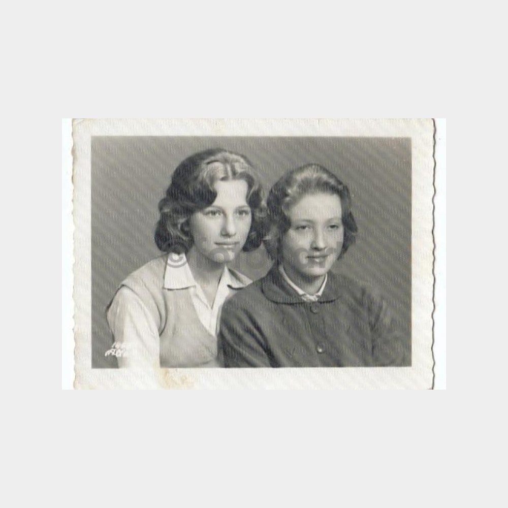 1960 Genç Kızlar Konulu Stüdyo Fotoğraf