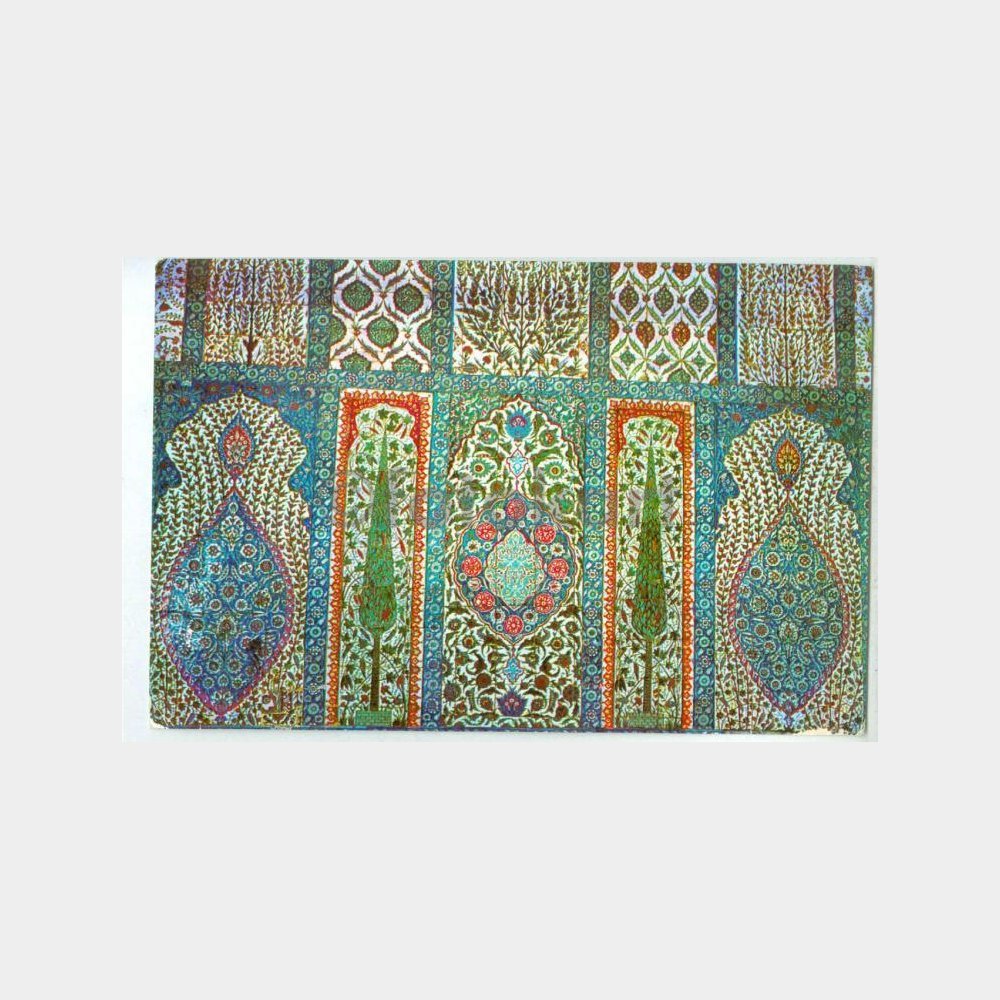 1970 Sultanahmet Camii Çiniler Görünüş Kartpostal