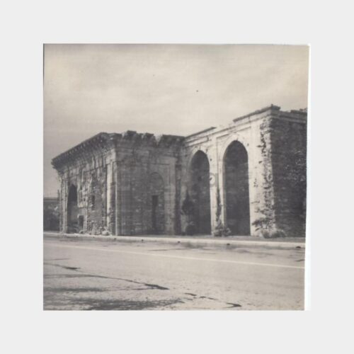 1957 İstanbul Surları Bizans Liman Kapısı 3 Adet Fotoğraf