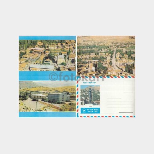 1982 Tokat Resimli Mektup Kağıdı