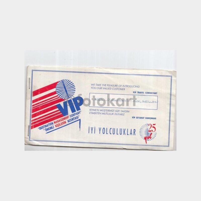1994 VIP Turizm 2 Adet THY Uçak Bileti (İstanbul-Antalya) - Görsel 2