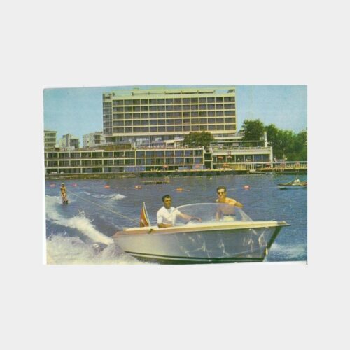 1968 Yeşilköy Çınar Oteli Görünüş Kartpostal